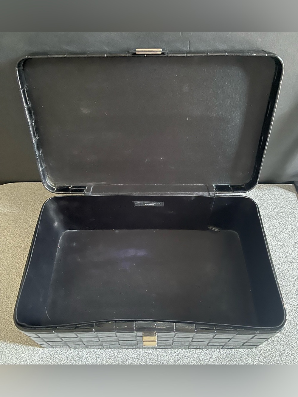 Lancome Black Cosmetic Train Case - Picture 5 of 9
